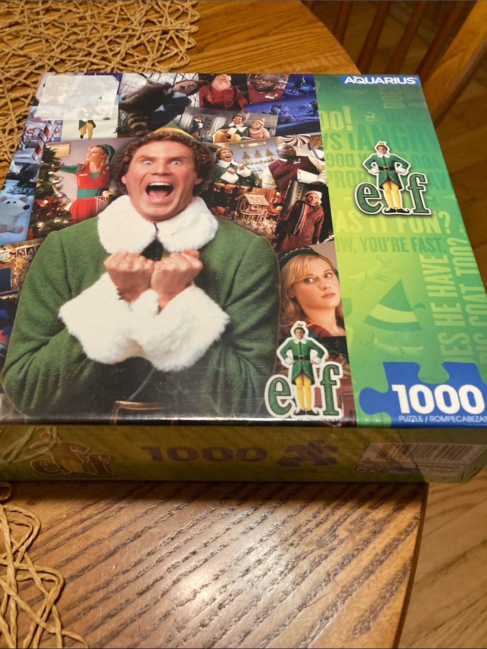 Aquarius Elf Movie 1000-Piece Jigsaw Puzzle — Green & White Artwork